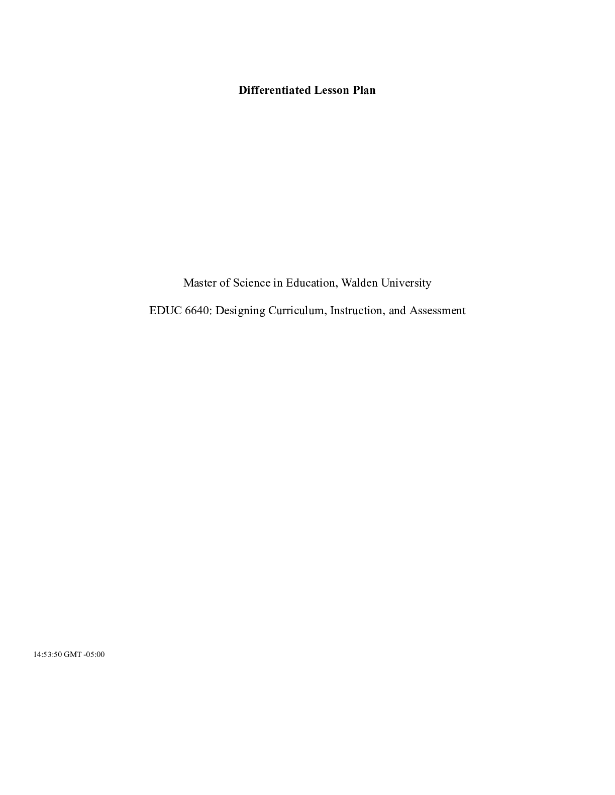 Preview image of DI Learning Plan DavisK.docx document